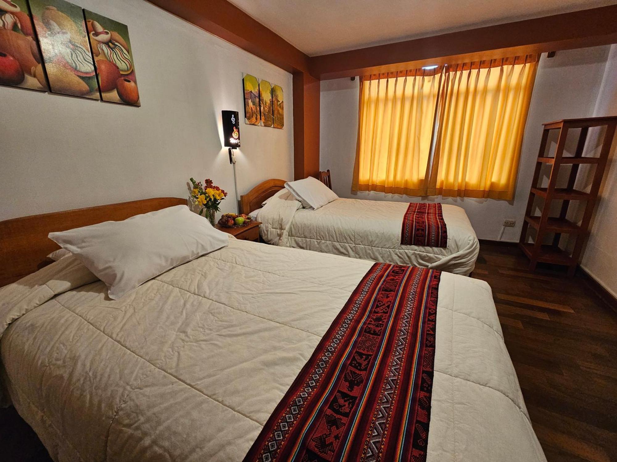 Hostal Con Vista A La Ciudad Santa Ana กุสโก ภายนอก รูปภาพ